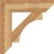 Ekena Millwork Westlake Slat Rough Sawn Bracket, Western Red Cedar, 6"W x 28"D x 28"H BKT06X28X28WTL06RWR - alternate 3